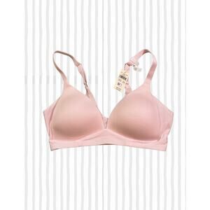 Aerie Sunnie Wireless Bra Blush Pink 32C NWT